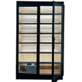 Mascustom Black Spanish Cedar Double-Door Cigar Cabinet - Mascustom