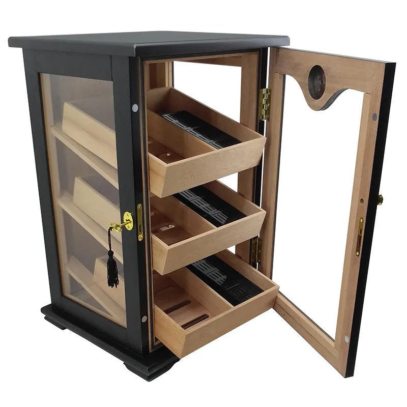Mini Cigar Cabinet Red/ Black - Mascustom