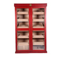 Red Spanish Cedar Double-Door Cigar Cabinet - Mascustom