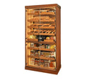 Segmented Sliding Tray Cigar Cabinet - Mascustom